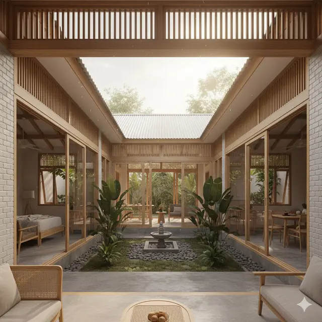 7 Model Rumah Kecil Tapi Luas dengan Ventilasi Silang, Sirkulasi Udara Alami yang Bikin Hunian Sejuk Sepanjang Hari