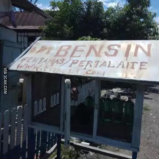 6 Potret Tulisan Bensin Pertalite dan Pertamax Nyeleneh, Bikin Tepuk Jidat