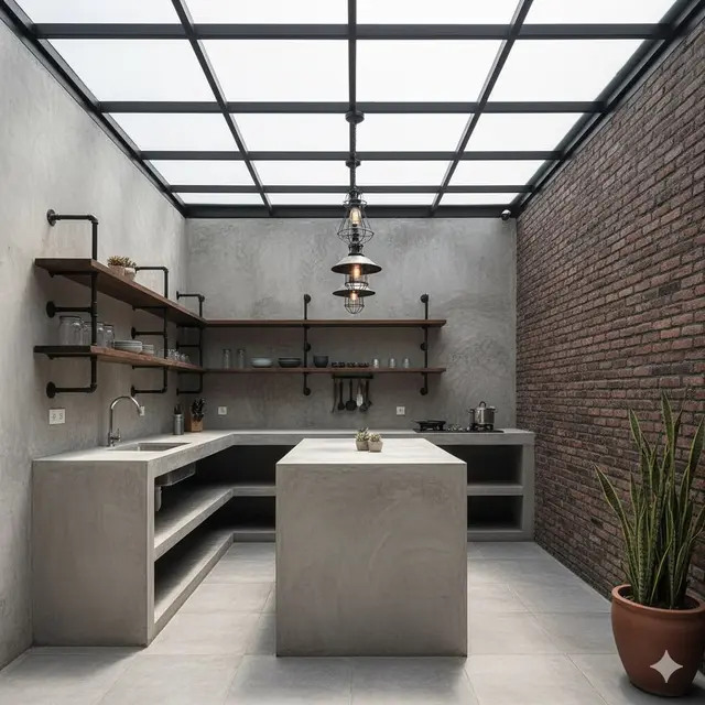 Tips Praktis Membangun Dapur Outdoor dengan Meja Cor