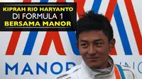 Rio Haryanto ketika masih tercatat sebagai pebalap F1 bersama Manor Racing.