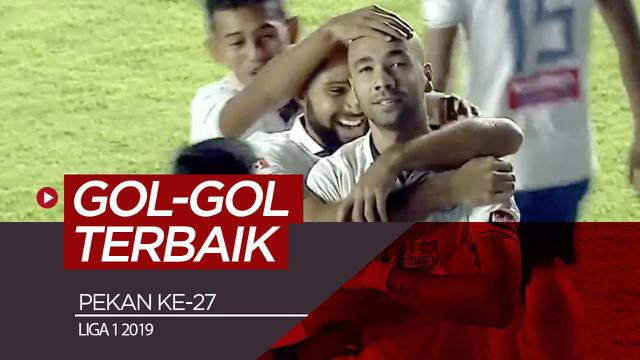 Berita video gol-gol terbaik yang tercipta pada pekan ke-27 Shopee Liga 1 2019.