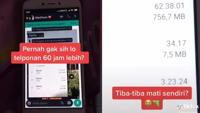 Viral Pasangan Ini Betah Teleponan Selama 60 Jam, Bikin Geleng Kepala