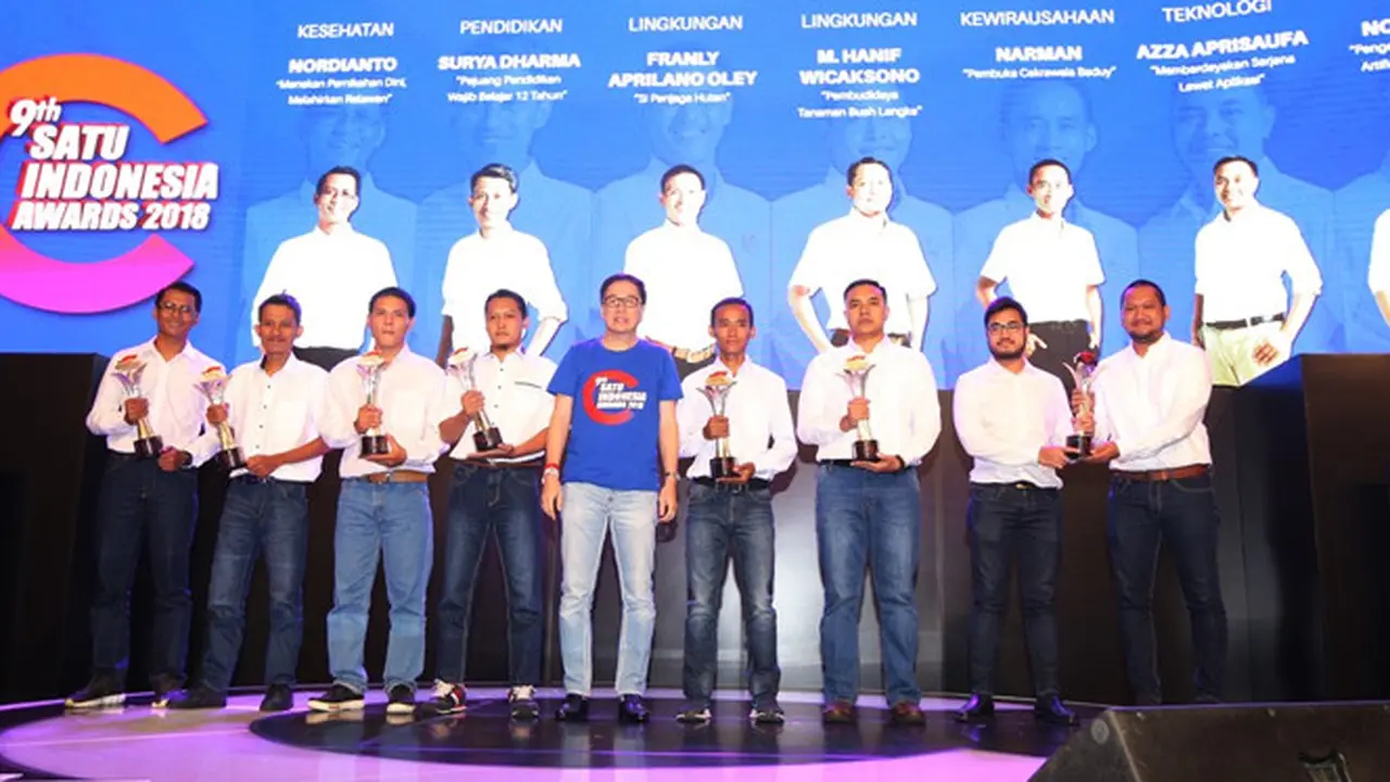 Dari Penjaga Hutan Sampai Pengembang Teknologi AI, Ini Dia Para Pemuda Penerima 9th SATU Indonesia Awards 2018