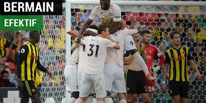 VIDEO: Bukti Manchester United Bermain Efektif Saat Hadapi Watford