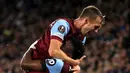 Muhamad Kudus menggandakan keunggulan The Hammers lewat golnya pada menit ke-70. (Bradley Collyer/PA via AP)