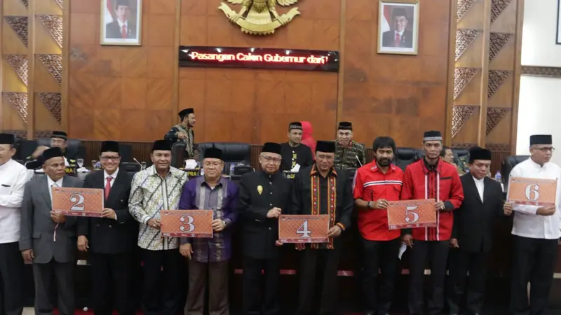 Nomor urut paslon gubernur dan wagub Aceh