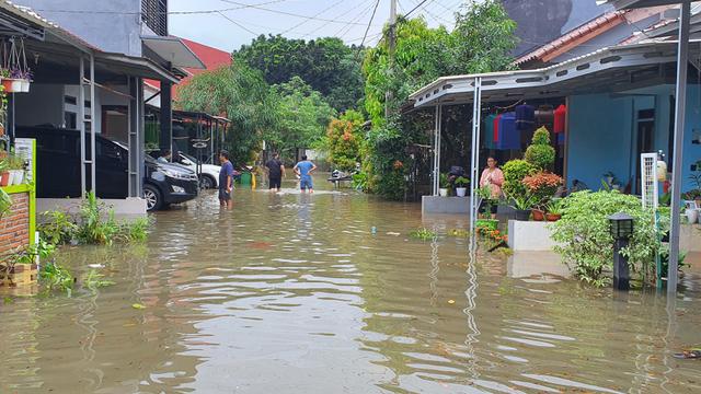 Perumahan Kenari De'Residence di Cimanggis, Depok Banjir
