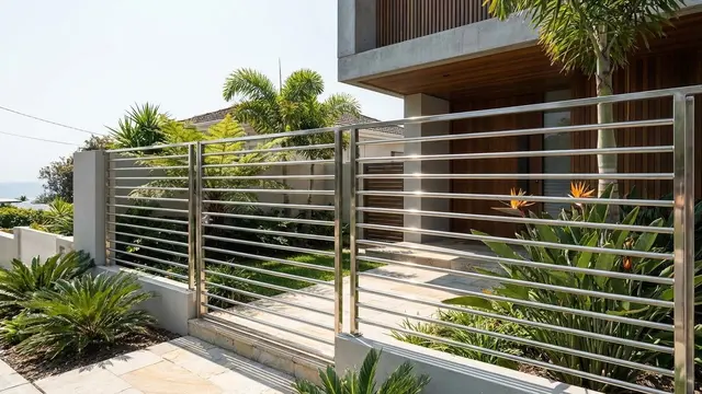 Model Pagar Garis Horizontal
