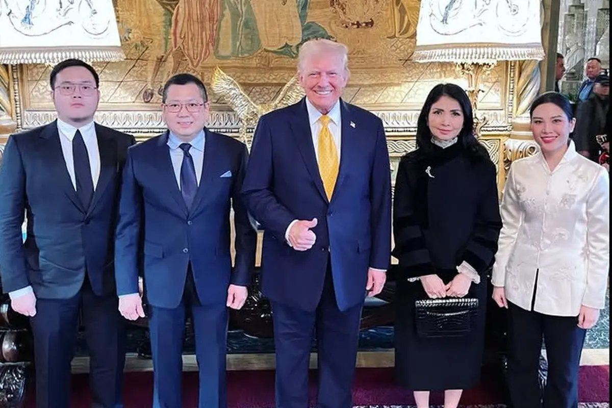 Tampilan Angela Tanoesoedibjo Bertemu Donald Trump Sebelum Pelantikan Presiden Amerika