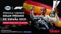 Live Streaming F1 Catalunya Series di FOX Sports. (Sumber : dok. vidio.com)