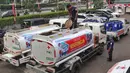 Selama operasi PMI ini, truk tangki dan mobil pick up akan menyalurkan air bersih selama periode Agustus 2023.  (Liputan6.com/Angga Yuniar)