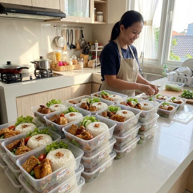 6. Jasa Katering Makanan Sehat/Bekal Kantor