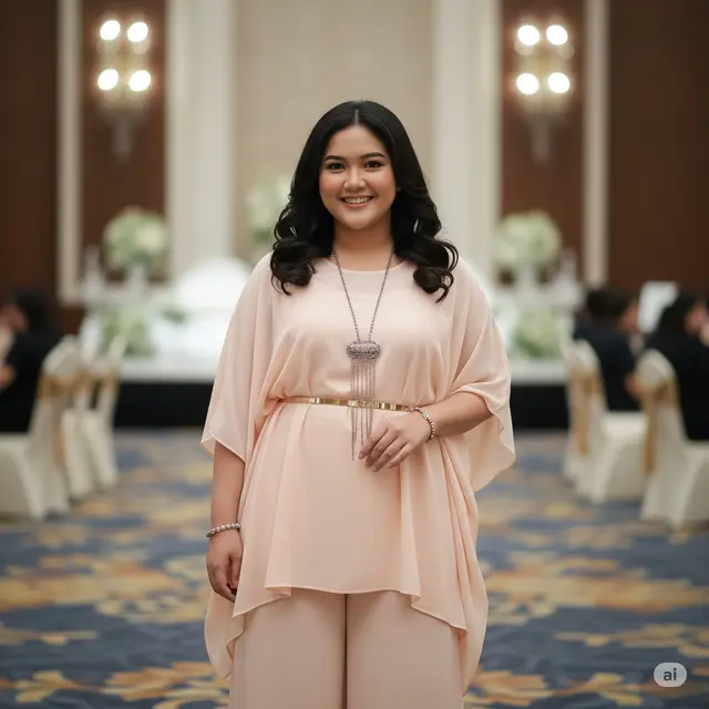 Baju Kondangan untuk Wanita Gemuk. Foto: Gemini