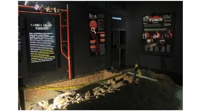 Informasi mengenai kematian juga disajikan secara informatif dalam museum ini.