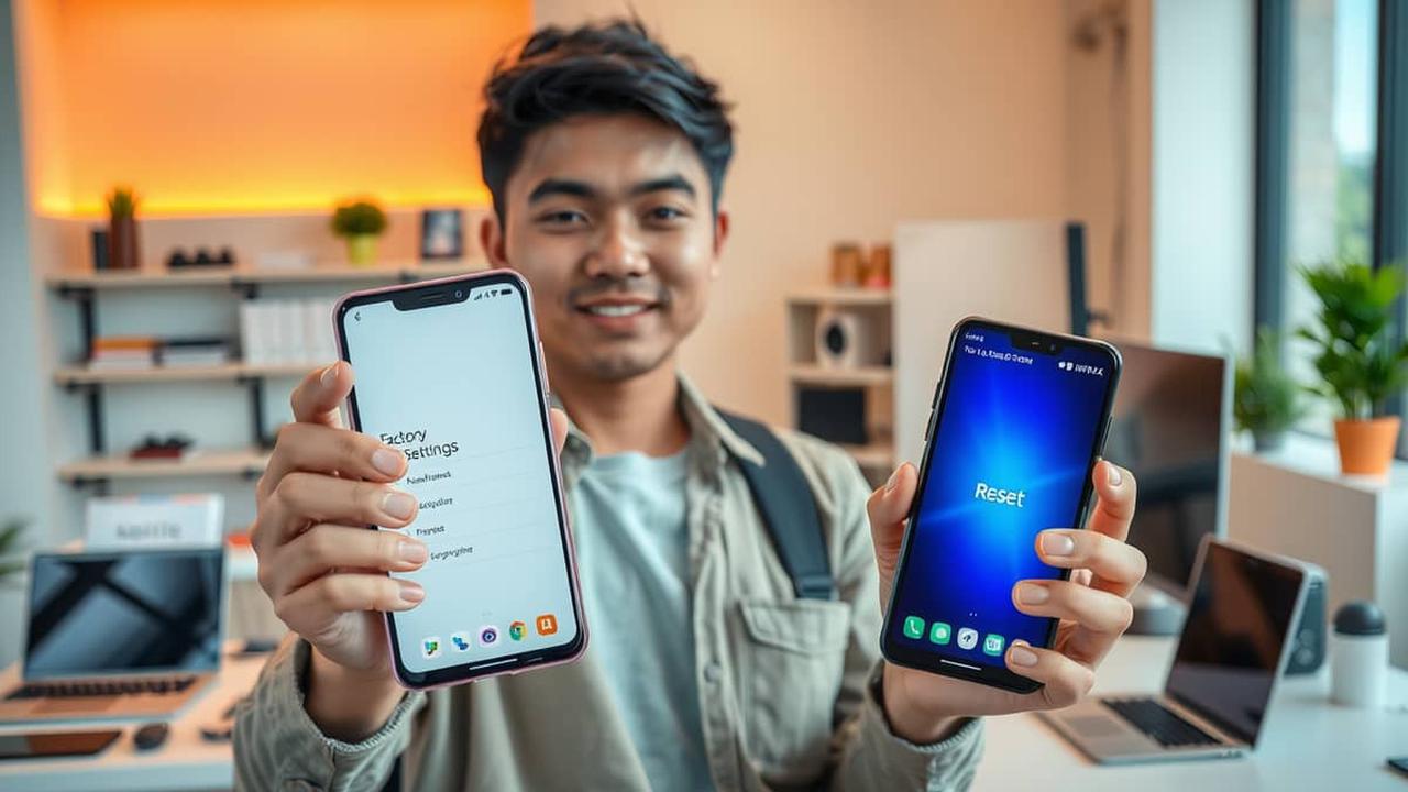 cara reset hp infinix