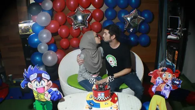 6 Momen Ulang Tahun Donny Michael, Bertema Tamiya Kejutan dari Aryani Fitriana