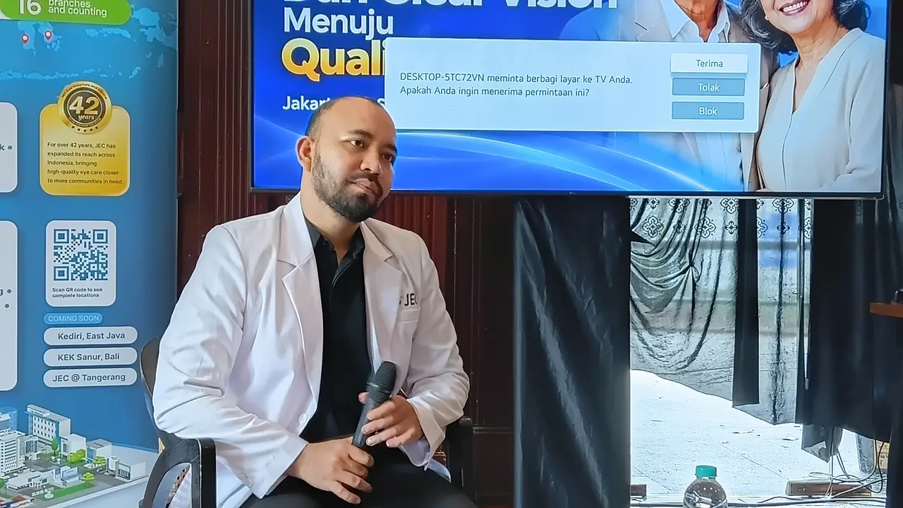 Media Briefing JEC Eye Hospitals & Clinics Perihal: Dari Clear Vision Menuju Quality of Vision, Memahami Perkembangan Penanganan Katarak