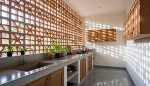 8 Inspirasi Dapur Belakang dengan Ventilasi Roster Sepanjang Dinding, Solusi Tanpa Bau dan Lembap