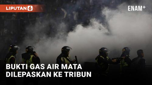VIDEO: Rekaman Bukti Gas Air Mata Dilepaskan ke Arah Tribun Stadion Kanjuruhan