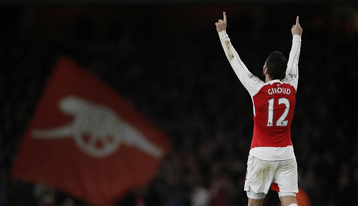 8. Olivier Giroud (Arsenal), 12 gol dari 33 penampilan. (Adrian Dennis)