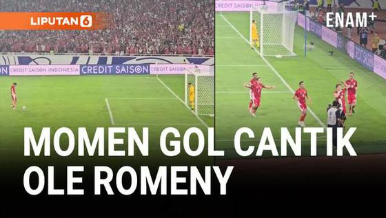 VIDEO: Gol Penalti Ole Romeny Bawa Indonesia Unggul Atas China di Babak Pertama