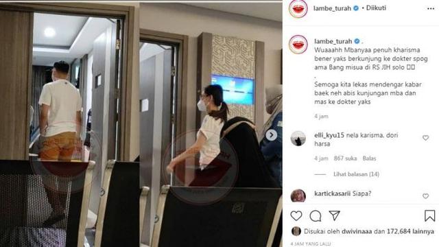 Nella Kharisma dan Dory Harsa mendatangi dokter kandungan