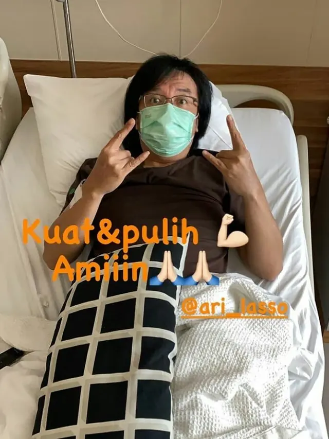 6 Potret Ari Lasso Saat Dirawat di Rumah Sakit Sebelum Jalani Operasi