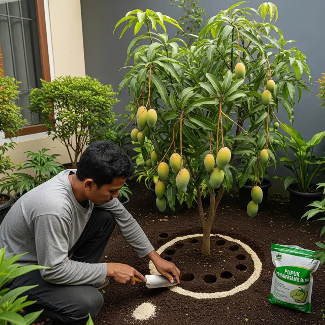 Tabulampot Mangga