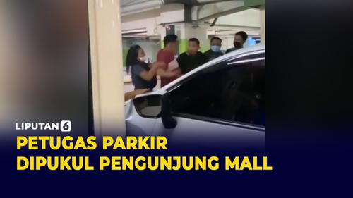 VIDEO: Karcis Hilang, Pemilik Mobil Pukul Petugas Parkir