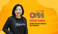Direktur Nasional Wahana Visi Indonesia, Angelina Theodora.