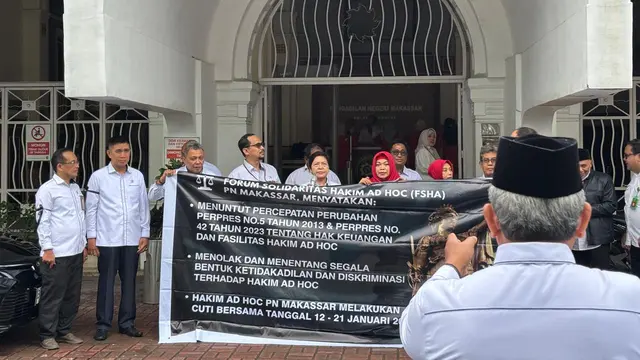 Hakim Ad Hoc PN Makassar Mogok Sidang