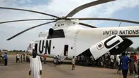 Seorang pejabat PBB mengatakan kepada kantor berita AP, helikopter Mi-8 tersebut ditembak jatuh.