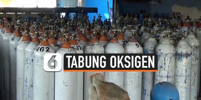 VIDEO: Panjangnya Antrean Tabung Oksigen Pasien Covid-19 di Tasikmalaya