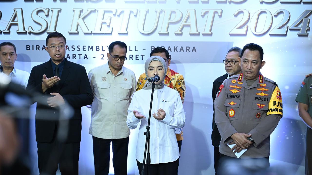 Dirut Nicke Widyawati Laporkan Pasokan BBM dan LPG Jelang Idul Fitri Lebih dari Cukup
