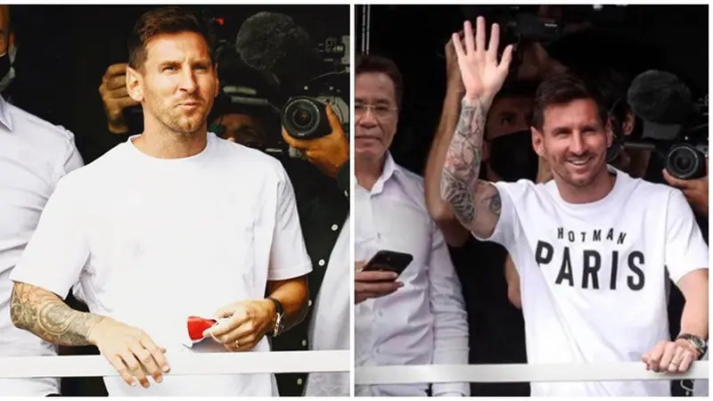 6 Editan Kaos Lionel Messi Usai Gabung PSG Ini Bikin Senyum-senyum