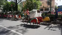 50 Penarik Becak Jalani Tes Kesehatan Jelang Pernikahan Kahiyang