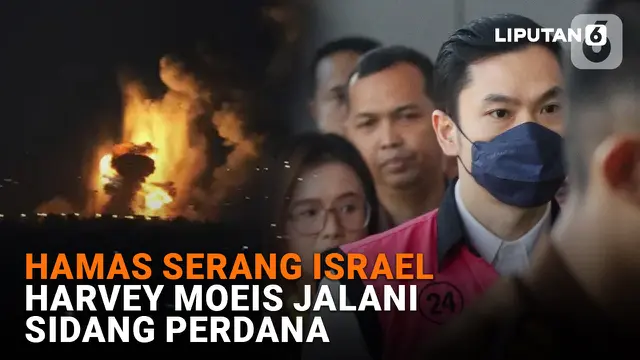 VIDEO: Hamas Serang Israel, Harvey Moeis Jalani Sidang Perdana