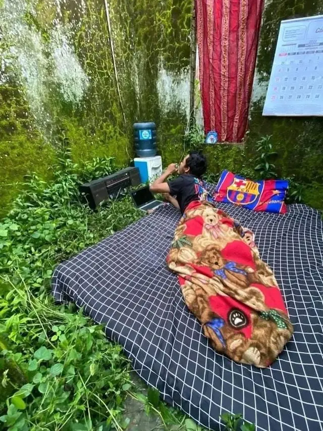 Pria Ini Beri Ide Kamar Estetik Menyatu dengan Alam, 6 Potretnya Nyeleneh
