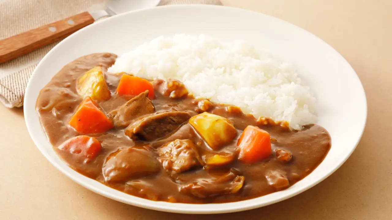 nasi kare kari jepang