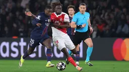 Les Parisiens sempat tertinggal pada babak pertama melalui gol Maghnes Akliouche (45'). (AFP/Thomas Samson)