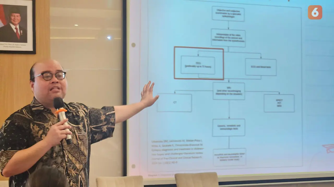 Dokter Spesialis Anak Konsultan Neurologi Anak RSIA Bunda Jakarta, Dr. dr. Achmad Rafli, Sp.A, Subsp. Neuro(K), FICNA, (Foto: Liputan6.com/Aditya Eka Prawira)