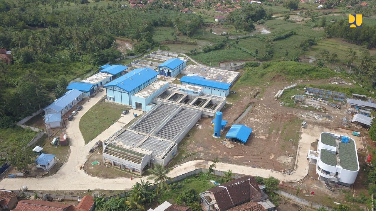 Kementerian PUPR tengah membangun Sistem Penyediaan Air Minum (SPAM) Kota Bandar Lampung