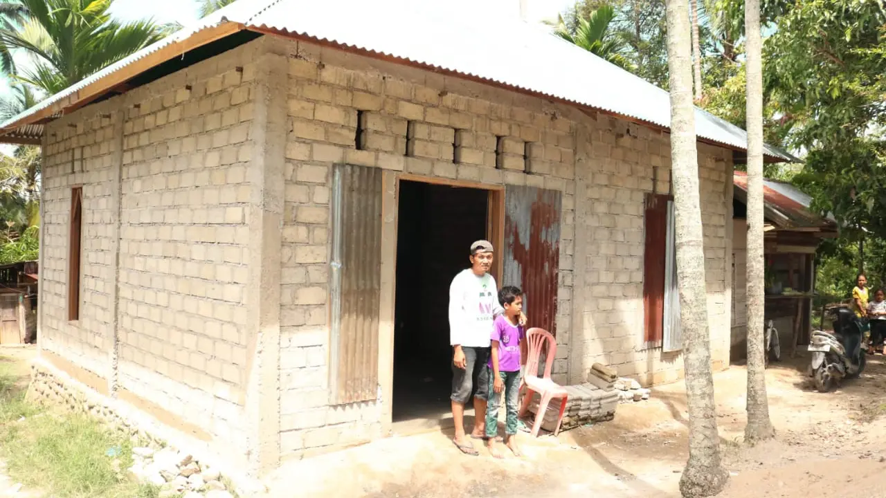 Program bedah rumah di Kabupaten Pasaman Barat, Sumatera Barat. (Dok. Kementerian PUPR)