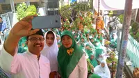 Calon Gubernur Jawa Timur nomor urut 2 Saifullah Yusuf atau Gus Ipul. (Liputan6.com/Dian Kurniawan)