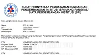Mimpi Siti Alliah (19) melanjutkan pendidikan di Untirta Banten kandas karena masalah uang pangkal kampus. (Liputan6.com/ Yandhi Deslatama)