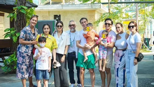 8 Potret Tamu Artis di Pesta Ulang Tahun Kiano Anak Baim Wong di Ancol