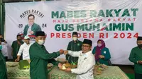 Ketum PKB DPP Muhaimin Iskandar meresmikan Kantor Maju Bersama (Mabes Rakyat) Gus Muhaimin Presiden 2024. (Dian Kurniawan/Liputan6.com)