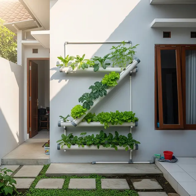 9 Model Kebun Hidroponik Bentuk Huruf, Solusi Estetis dan Fungsional