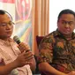Anggota DPR Muh. Sarmuji (tengah) berbicara saat diskusi di Jakarta, (6/2). Jika banyak Investor yang hengkang maka akan berdampak buruk bagi perekonomian di Indonesia. (Liputan6.com/Angga Yuniar)