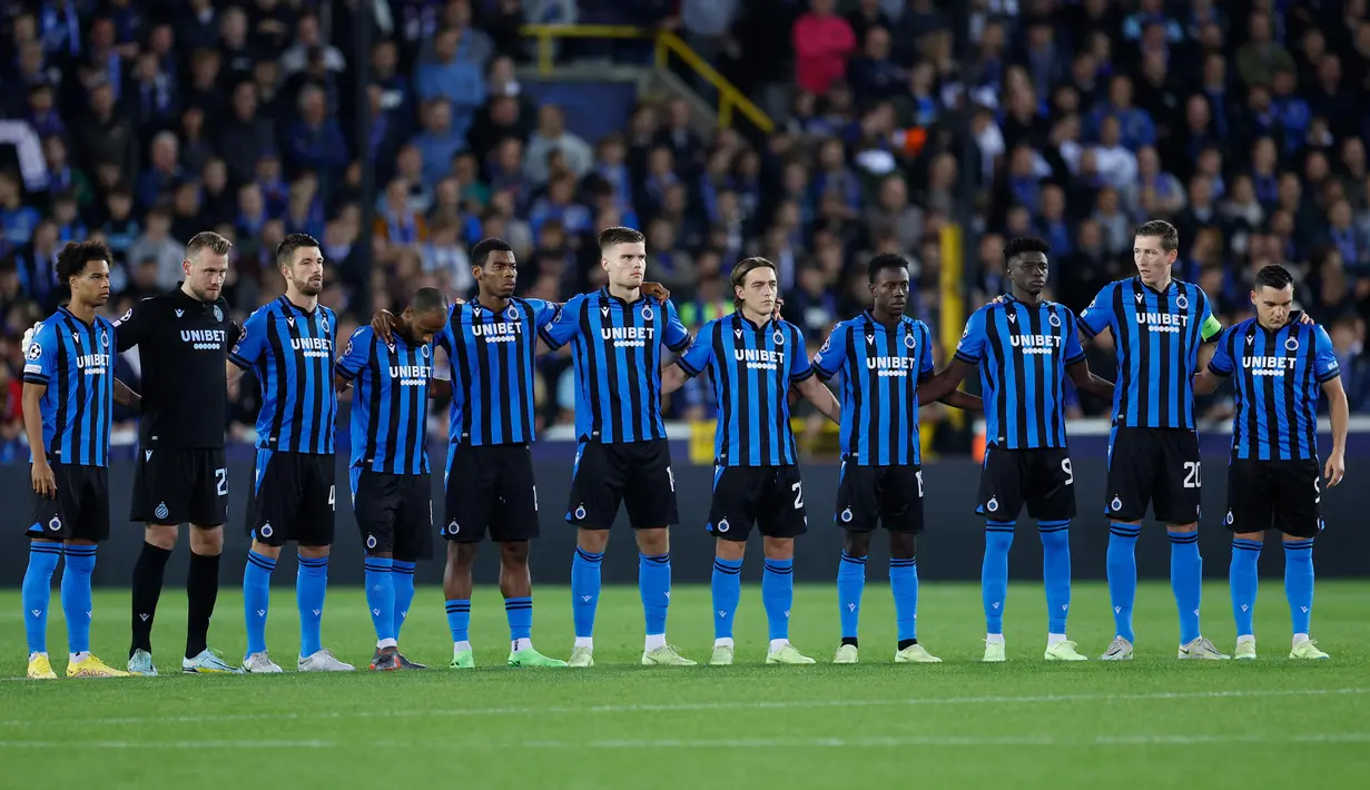 UEFA hari ini mengumumkan bahwa mengheningkan cipta akan diadakan sebelum kick-off untuk mengenang para korban peristiwa tragis di Stadion Kanjuruhan di Indonesia. (AFP/Kenzo Tribouillard)
